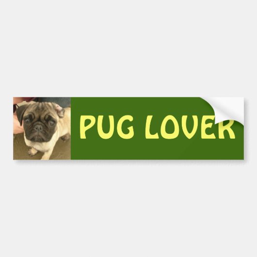 PLAATS VAN LOVER BUMPERSTICKER (Voorkant)