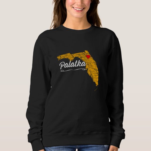 Plaats van Palatka Florida Fl Merch Souvenir Graph Trui (Voorkant)