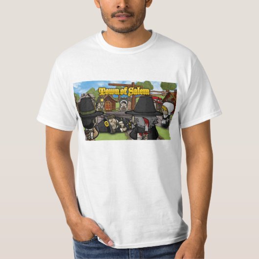 Plaats van Salem-Mannen T-Shirt (Voorkant)