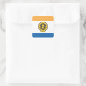 Plaats van San Jose vlag Vierkante Sticker (Tas)