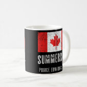 Plaats van Summerside Canada: Canadese vlag Merch Koffiemok (Voorkant rechts)