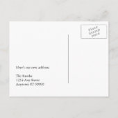 Plaats voor de boat Funny Change of Address Aankondigingskaart (Achterkant)