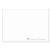 Plaats voor de kersttafel - kaart (Achterkant)