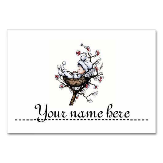 Plaats voor de kersttafel - kaart (Voorkant)