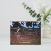 PLAATS WAAR ALGEMENE HETH WERD GEWOOND BRIEFKAART (Staand voorkant)