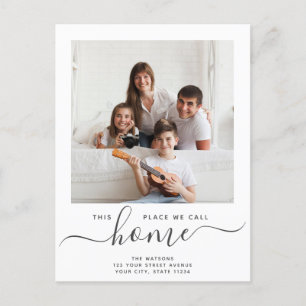 Plaats wij de Moderne Eenvoudige Beweging van het  Aankondigingskaart