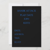 PLAATSDATUM "SHARK ATTACK" KAART (Achterkant)