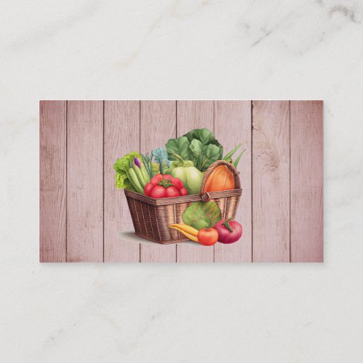 Plaatselijk gekweekt Baby shower op de boerenmarkt Informatiekaartje (Achterkant)