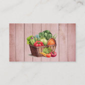 Plaatselijk gekweekt Baby shower op de boerenmarkt Informatiekaartje (Achterkant)