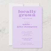 Plaatselijk gekweekte uitnodiging | Colorblock PAA (Voorkant)