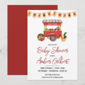 Plaatselijk geteeld, Baby shower van de landbouwma Kaart (Voorkant / Achterkant)