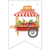 Plaatselijk geteeld, Baby shower van de landbouwma Vlaggetjes (Eerste vlag)