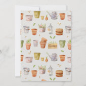 Plaatselijk geteelde Baby, het Baby shower van de  Kaart (Achterkant)