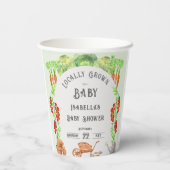 Plaatselijk geteelde Baby, het Baby shower van de  Papieren Bekers (Achterkant)