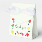 Plaatselijk geteelde Baby shower van de landbouwma Bedankdoosjes (Voorkant Zijde)