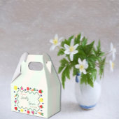 Plaatselijk geteelde Baby shower van de landbouwma Bedankdoosjes