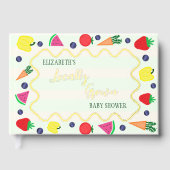 Plaatselijk geteelde Baby shower van de landbouwma Gastenboek (Voorkant)