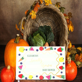 Plaatselijk geteelde Baby shower van de landbouwma Gastenboek