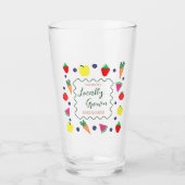 Plaatselijk geteelde Baby shower van de landbouwma Glas (Voorkant)