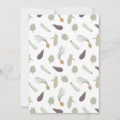 Plaatselijk geteelde Baby shower van de landbouwma Kaart (Achterkant)