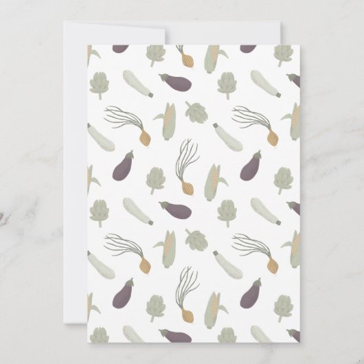 Plaatselijk geteelde Baby shower van de landbouwma Kaart (Achterkant)