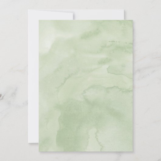 Plaatselijk geteelde Baby shower van de landbouwma Kaart (Achterkant)