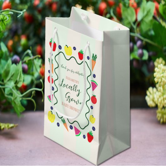 Plaatselijk geteelde Baby shower van de landbouwma Klein Cadeauzakje