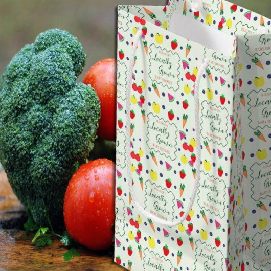 Plaatselijk geteelde Baby shower van de landbouwma Klein Cadeauzakje