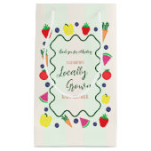 Plaatselijk geteelde Baby shower van de landbouwma Klein Cadeauzakje (Voorkant)