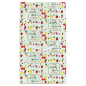 Plaatselijk geteelde Baby shower van de landbouwma Klein Cadeauzakje (Achterkant)