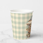 Plaatselijk geteelde Baby shower van de landbouwma Papieren Bekers (Rechts)