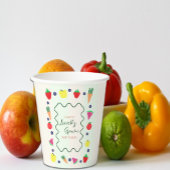 Plaatselijk geteelde Baby shower van de landbouwma Papieren Bekers