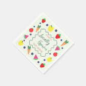 Plaatselijk geteelde Baby shower van de landbouwma Servet (Hoek)