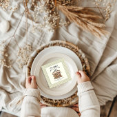 Plaatselijk geteelde Baby shower van de landbouwma Servet