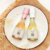 Plaatselijk geteelde Baby shower van de landbouwma Sparkling Wijnetiket