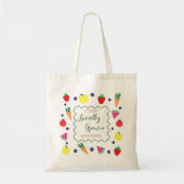 Plaatselijk geteelde Baby shower van de landbouwma Tote Bag (Voorkant)