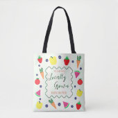 Plaatselijk geteelde Baby shower van de landbouwma Tote Bag (Voorkant)