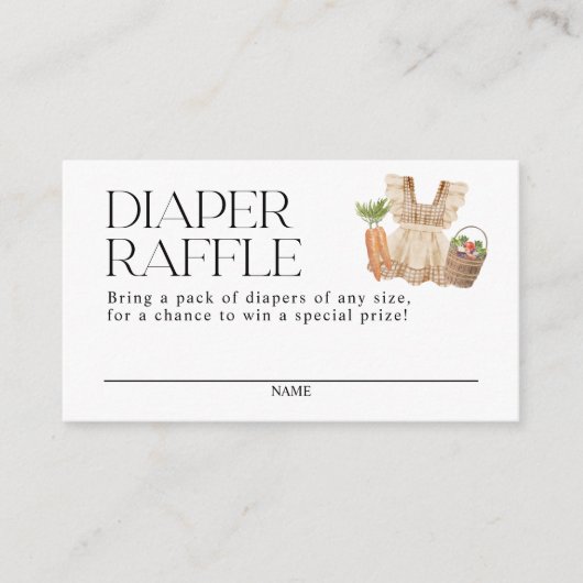 Plaatselijk geteelde boeren Markt Luierloof Informatiekaartje (Voorkant)