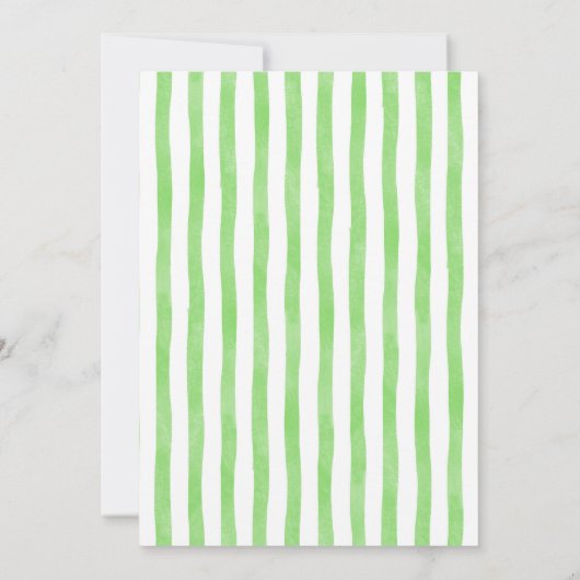 Plaatselijk geteelde landbouwers brengen baby show kaart (Achterkant)