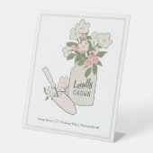 Plaatselijk geteelde landbouwers Marktactiviteiten Reclamebord Met Voetstuk (Voorkant)