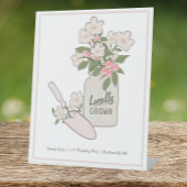 Plaatselijk geteelde landbouwers Marktactiviteiten Reclamebord Met Voetstuk