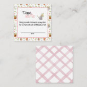 Plaatselijk geteelde luier Raffle Kaart (Voorkant / Achterkant)