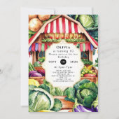 Plaatselijk geteelde pastelboeren Marktverjaardag Kaart (Voorkant)