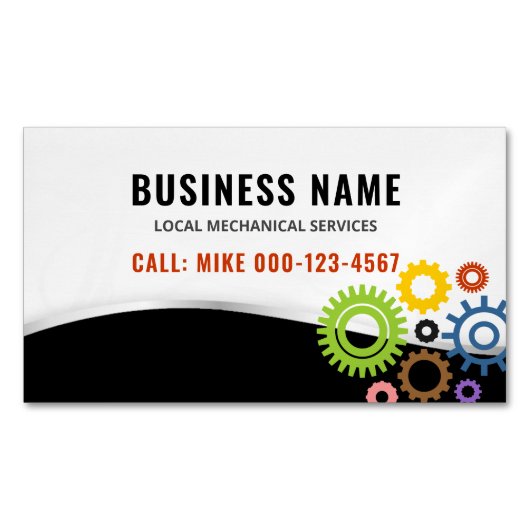 Plaatselijk Magnetisch Visitekaartje (Voorkant)