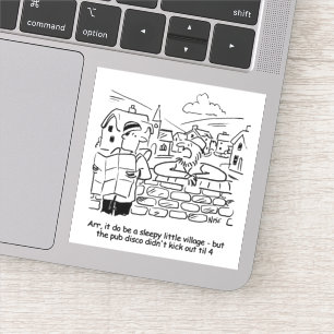 Plaatselijke bezoekerscampagne met een bezoekende  sticker