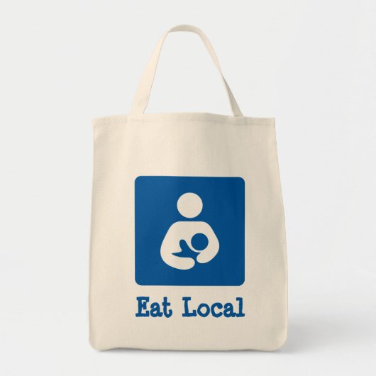 Plaatselijke borstvoeding / Verpleegingspictogram Tote Bag (Voorkant)