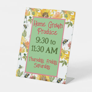 Plaatselijke bosbouw Verzamelmerkteken voor voetga Reclamebord Met Voetstuk