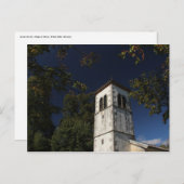 Plaatselijke kerk, dorp Obrov, Slovenië Briefkaart (Voorkant / Achterkant)