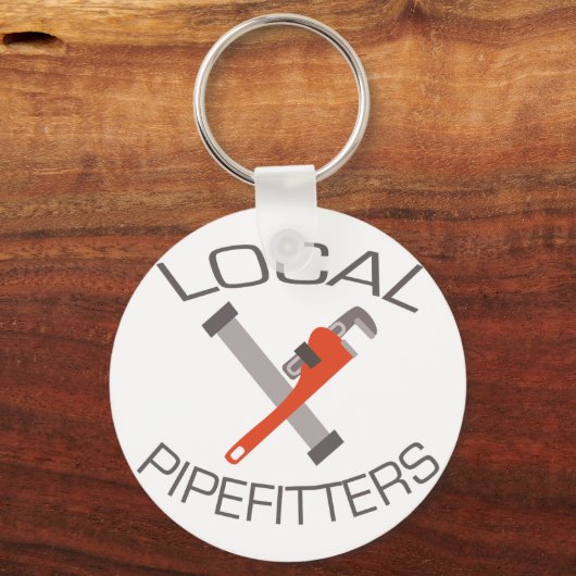 Plaatselijke pijpleidingen sleutelhanger (Voorkant)
