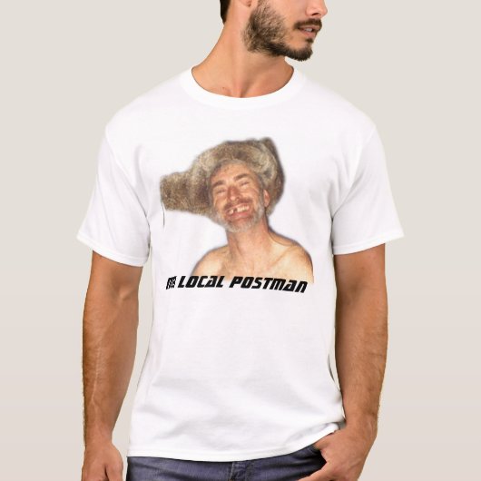 Plaatselijke postbode t-shirt (Voorkant)